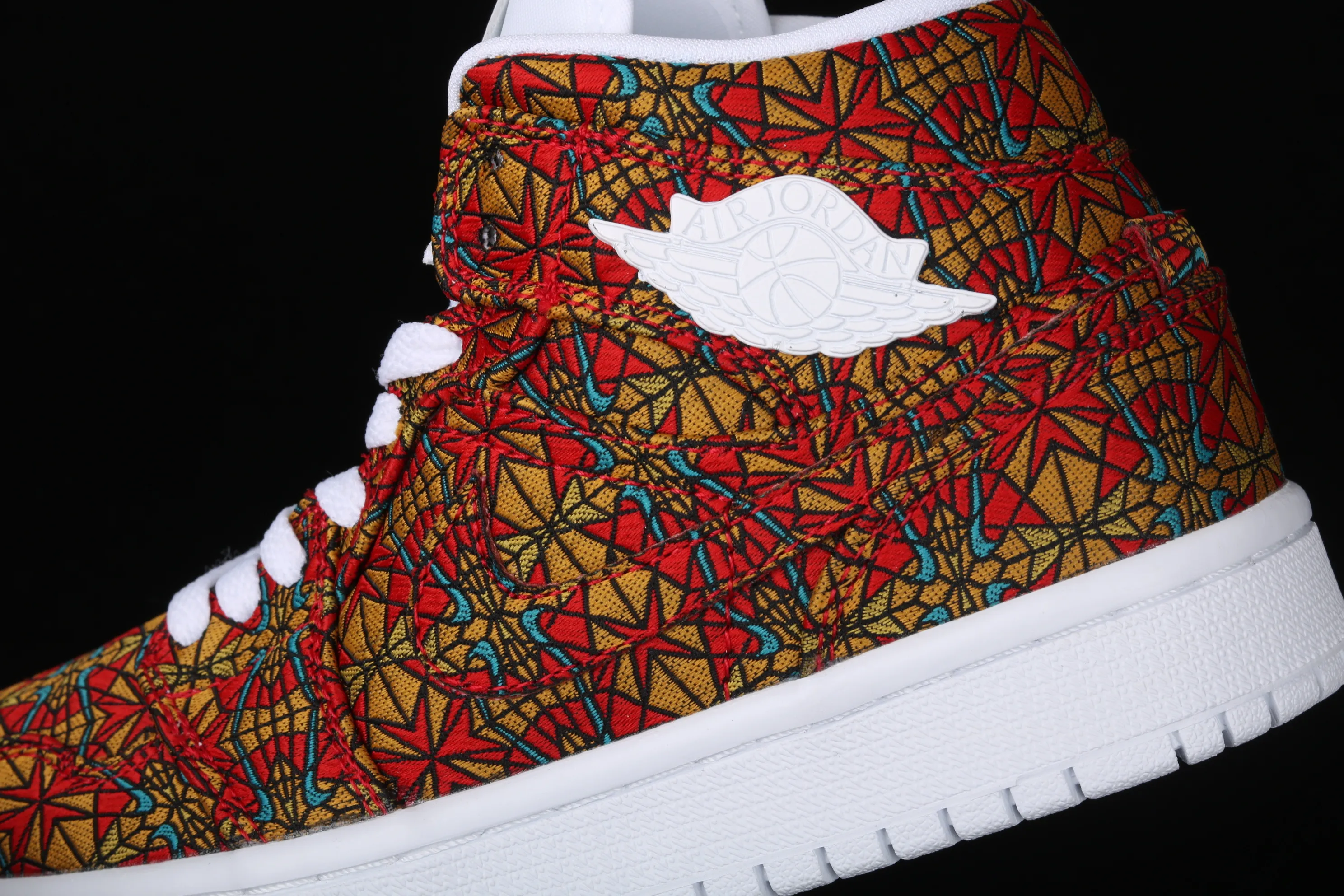 All categories Air Jordan Jordan series basketball shoes Air Jordan 1 Mid Air Jordan Mid AJ1 Joe 1 red satin AH7389-601